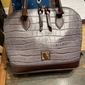 Dooney and bourke croc satchel